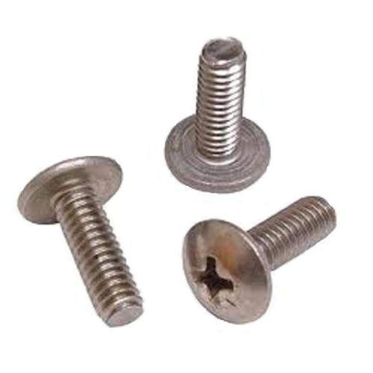 M3X8 Din 7985 A Metric Phillips Pan Machine Screw 18-8 Stainless Steel Black Oxide, Pkg
