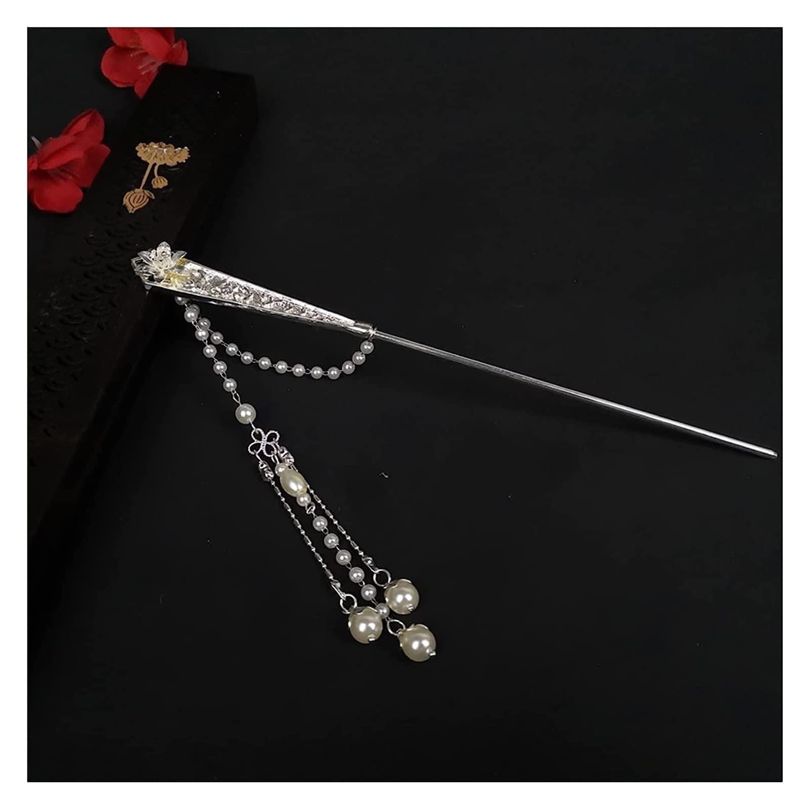 Barrette à Cheveux décorative Pinces à Cheveux épingles à Cheveux Cheveux Style Chinois Ancien Hanfu épingle à Cheveux Femme Gland épingle à Cheveux fée Clips