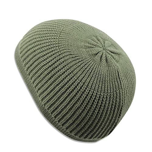 Image of Candid Signature Checkered Kufi Beanies for Men & Women Skull Cap - Cotton Skully, Running Cap & Helmet Liner