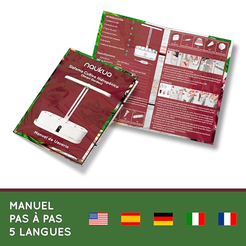 Potager d'intérieur Hydroponique - Pret a Pousser Smart Garden - Kit de culture de jardin intelligent avec éclairage LED, minuterie automatique et pompe à eau - Capacité pour 10 pousses simultanées – Image 8