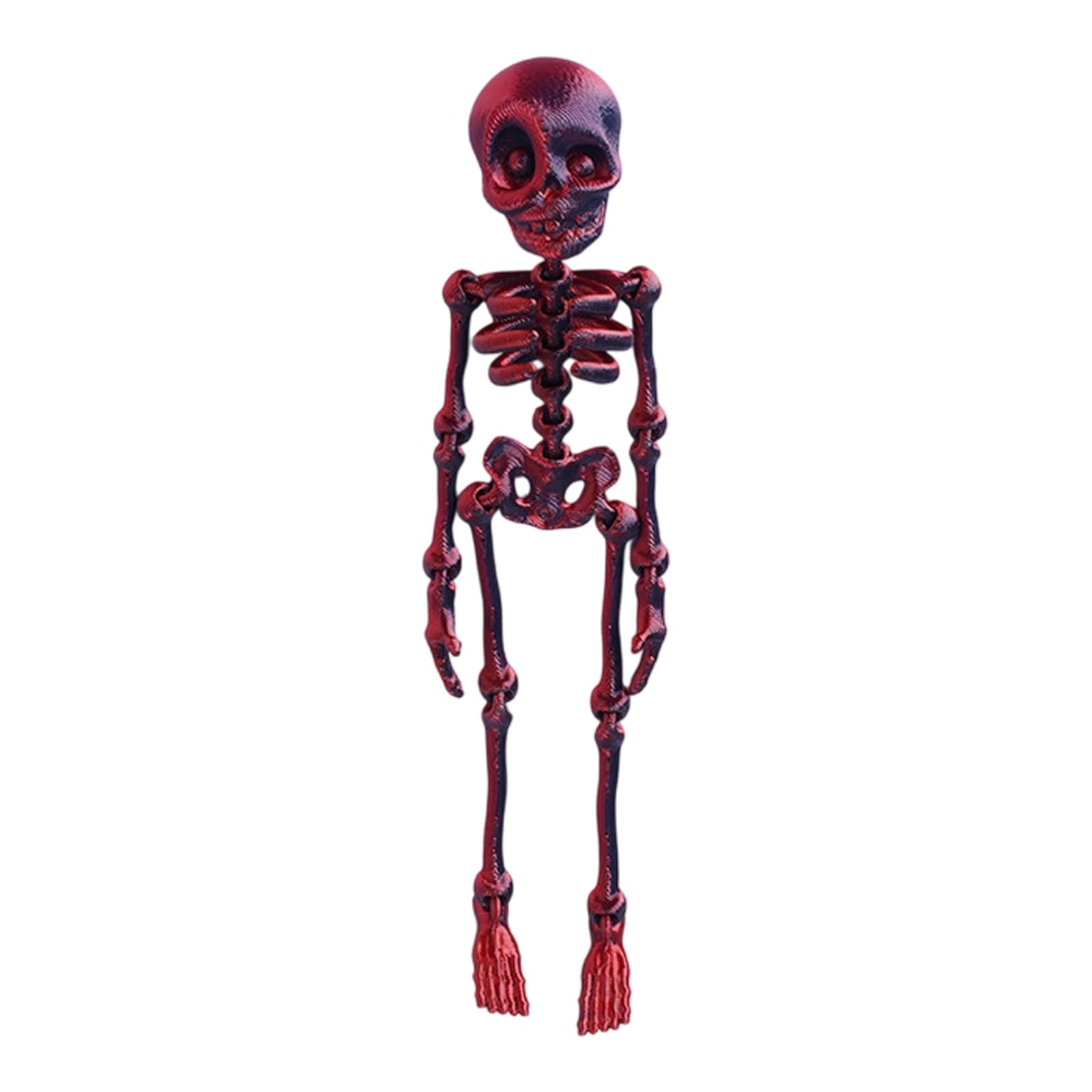 KAQNTUD Skeleton Fridge Magnets Movable Magnetic Figure Halloween Decoration for Kitchen Locker Magnets Black