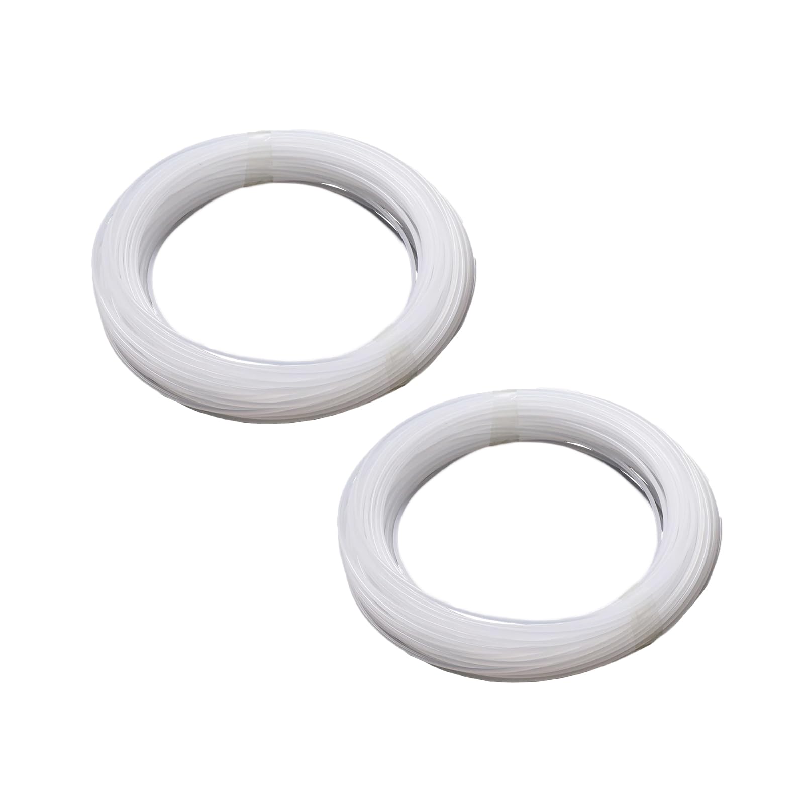 1.0mm Dia Crystal Beading Cords Clear Fishing Line Non-Elastic Nylon Thread for Christmas Ornaments Jewelry Making Craft Fishing - 10M 2 Rolls