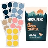 Mückenschutzpflaster für Kinder, Babys & Erwachsene (mit Öl gegen Mücken) – Anti Mücken Aufkleber Bunt – 60 Patches für unterwegs | Mosquito Repellent Sticker, Insektenschutz