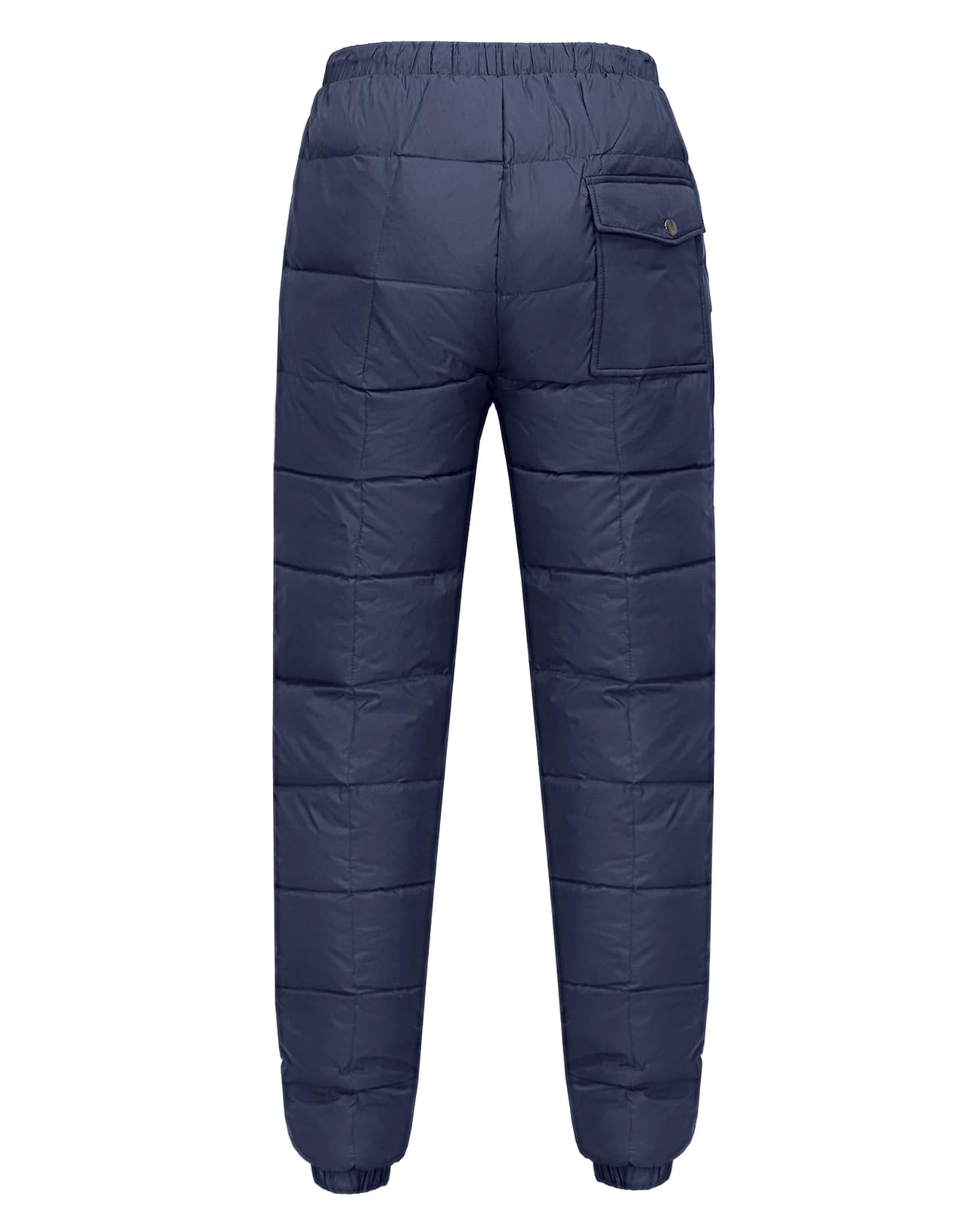 ATOFY Women's Ski Snow Pants Winter Down Pants Windproof Warm Lightweight Trousers(Navy,M)