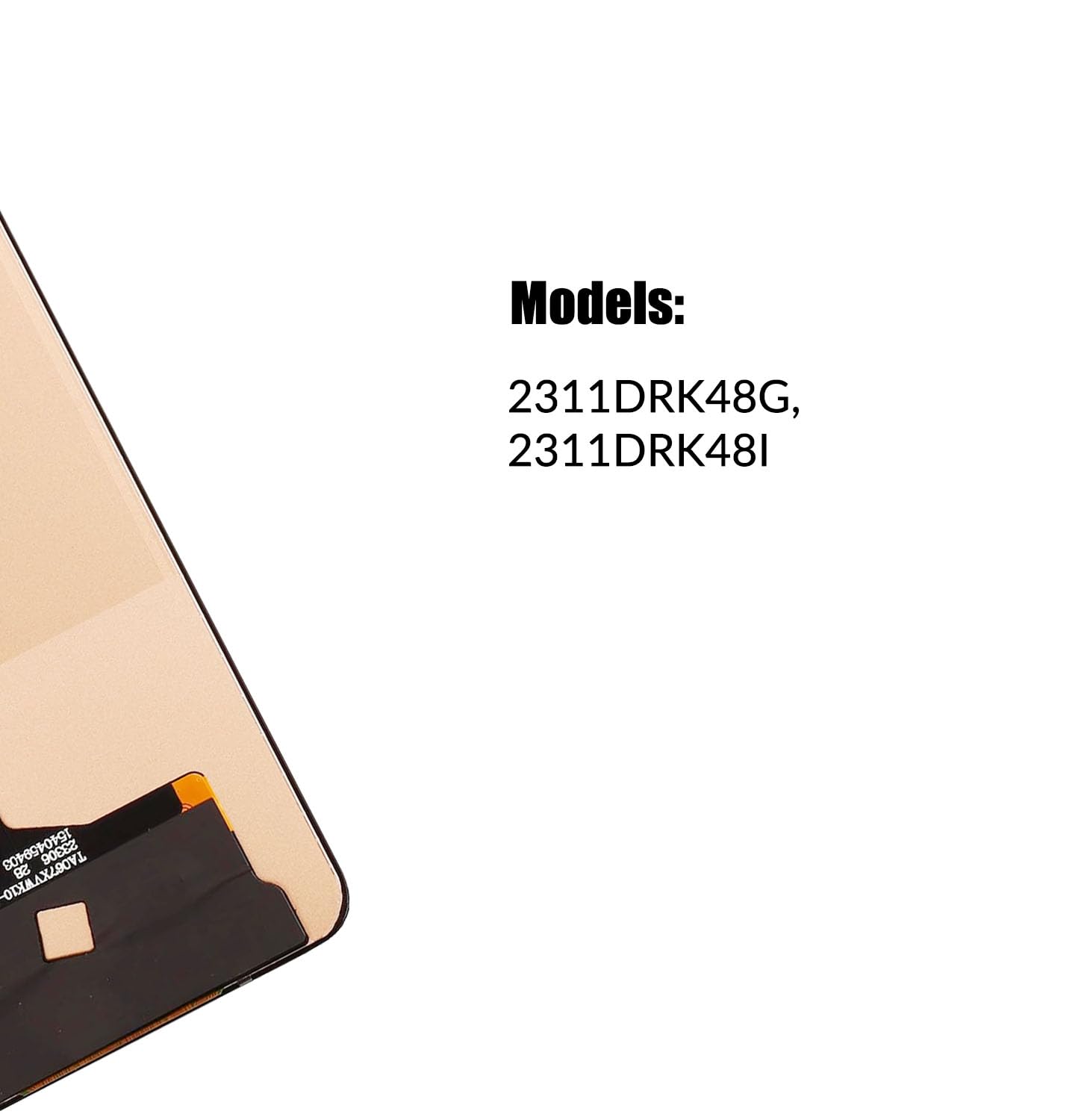 Écran de rechange pour Xiaomi Poco X6 Pro 5G | 2311DRK48G, 2311DRK48I, écran tactile LCD, numériseur, avec kit de réparation (pas de fonction d'empreintes digitales)