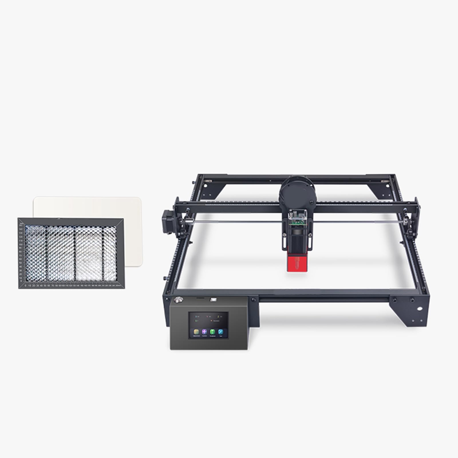 Großformatige Gravur Grundplatte, 300 x 200 mm, hitzebeständiges Design für den Schutz von Fasermaschinen, Metall Grundplatte