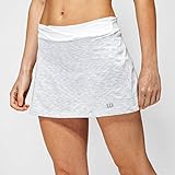  Wilson W Striated 13.5 Skirt WH - Falda para Mujer, Color Blanco, Talla S