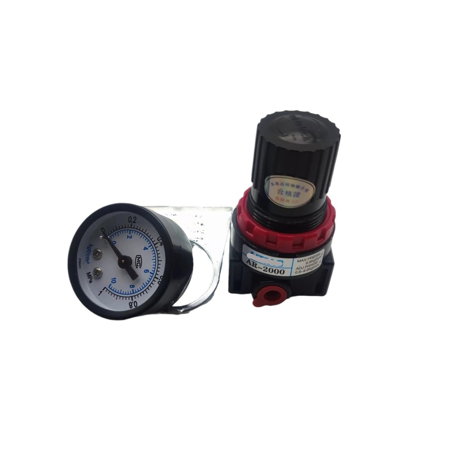 AYNRJKKX AR2000 G1/4 Thread Pneumatic regulating Pressure Valve Flow Control/air Compressor Drain Filter Regulator Switch(AR2000)