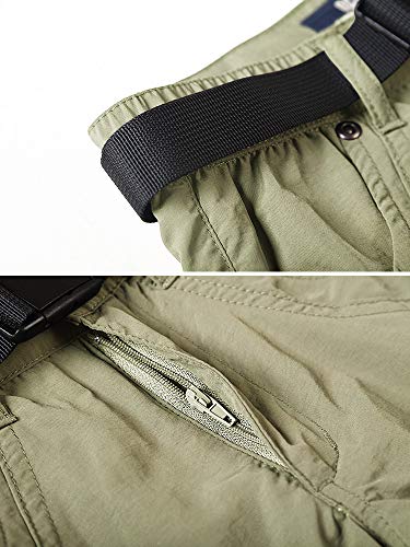 Mesinsefra Boy's Hiking Pants,Boy's Casual Outdoor Quick Dry Waterproof Climbing Trousers with Elastic Waistband3