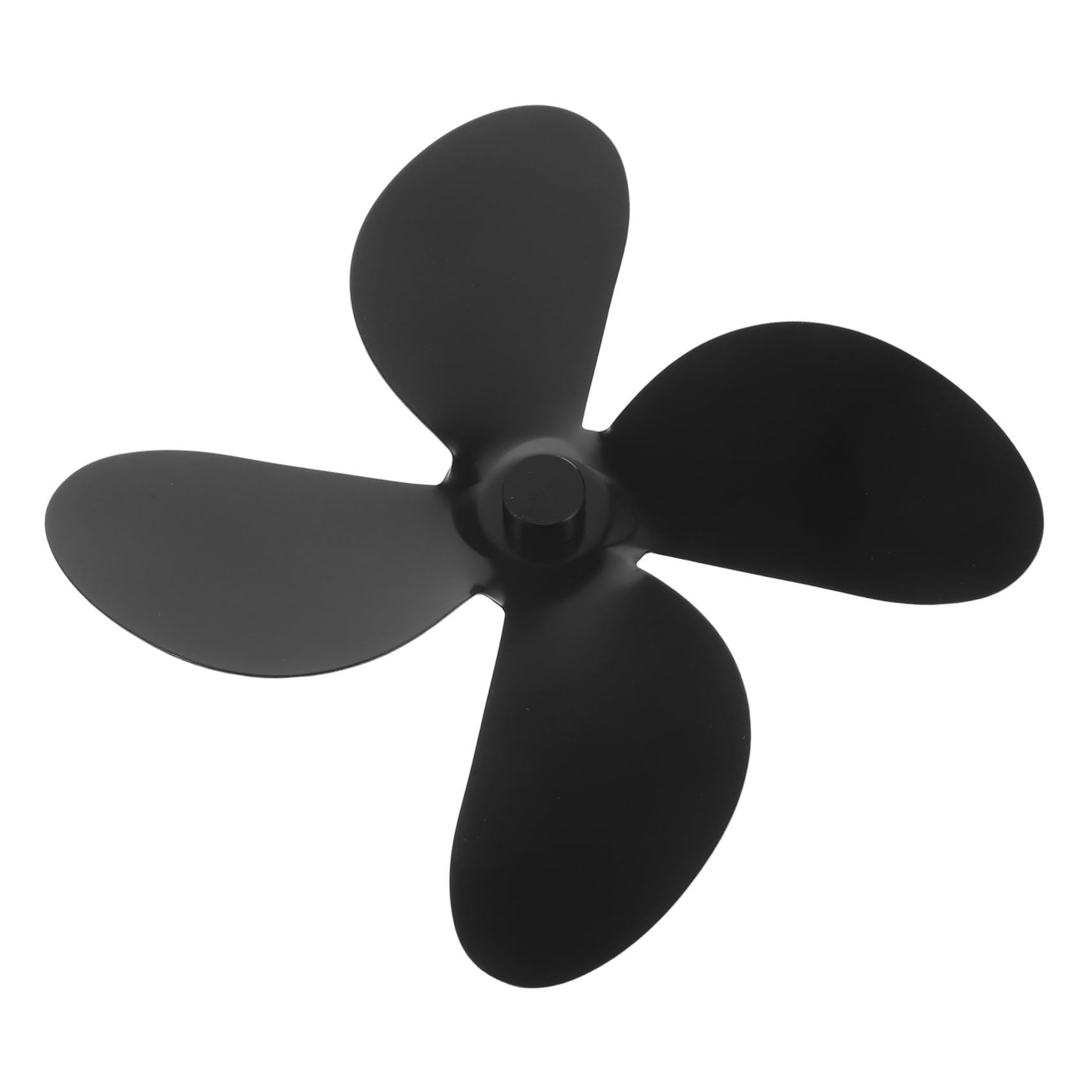 Ventilateur de cheminée lot de 4 pales de remplacement en métal pour poêle à bois