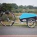CXWXC Fahrradanhänger mit Stoßdämpfer - Großer Laderaum bis 120L, Tragkraft 40KG, Klappbarer Lastenanhänger mit Abdeckplane und Sicherheitsfahne - Perfekt für den täglichen Transport