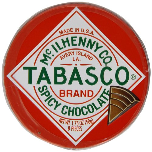 Price comparison product image Tabasco Spicy Dark Chocolate Wedges 50 g (Pack of 4)
