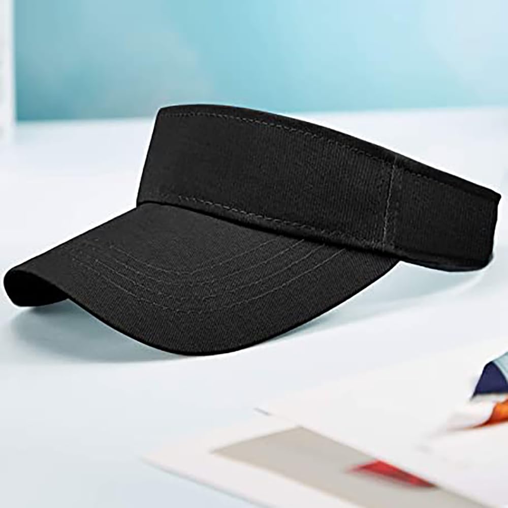 Visiera Parasole Unisex 2 Pezzi - Per Sport All'Aperto | Golf, Ciclismo, Corsa E Tennis - Foto 8