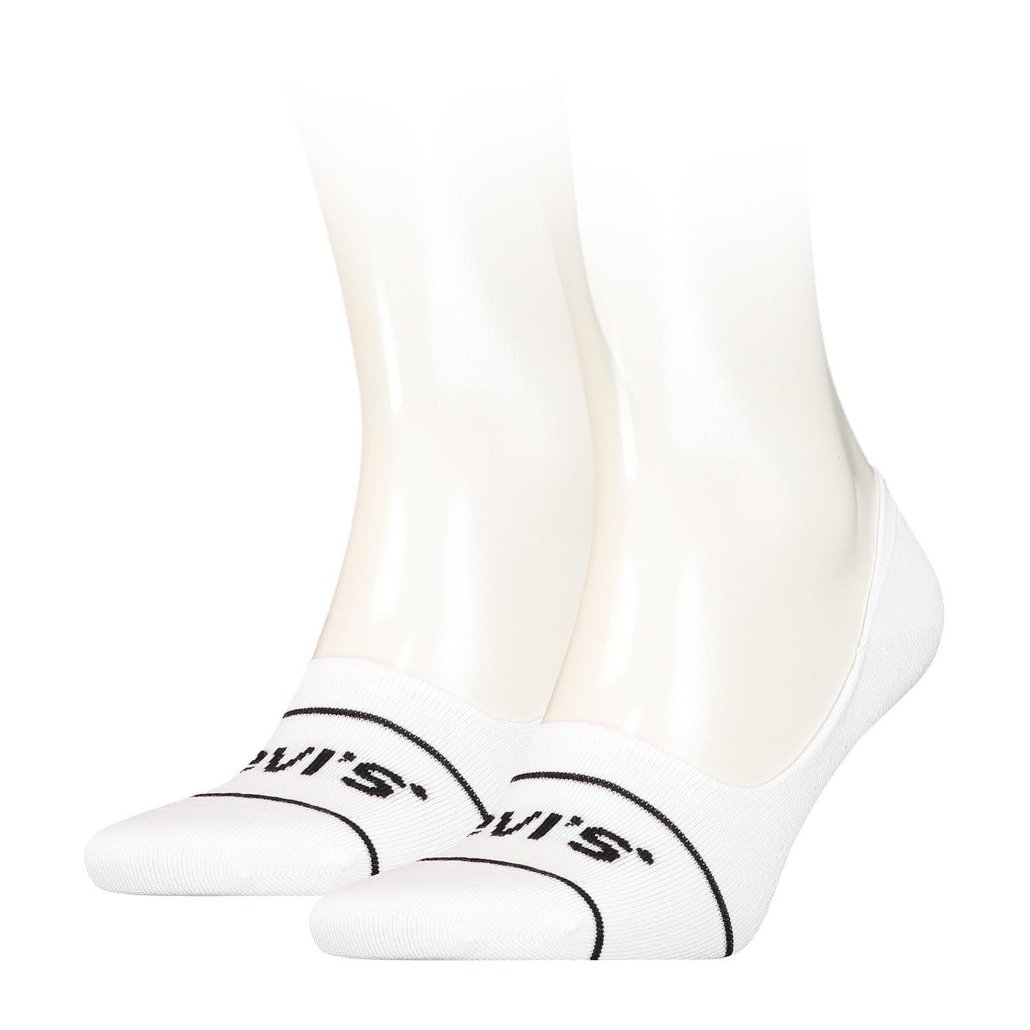 Levi's FOOTIE, White, 43/46 (pack of 2)