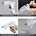 KeLDE Long Fine Tip Hot Glue Gun Kit With 25pcs Glue Sticks, 20W Adjustable Dual Temp Melting Glue Gun for DIY Handcraft, Precision Projects, Repairing