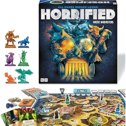 Ravensburger Horrified Greek Monsters Board Game Cover