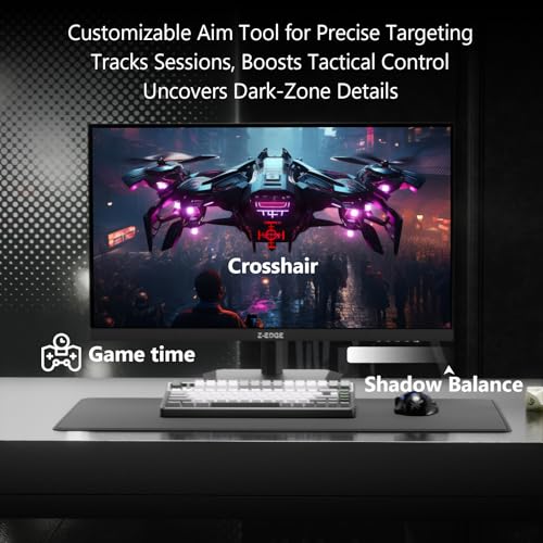 Z-Edge 27 Zoll QHD Gaming Monitor 260Hz 240Hz 1440P 1ms Fast IPS DP HDMI – Ansicht 6