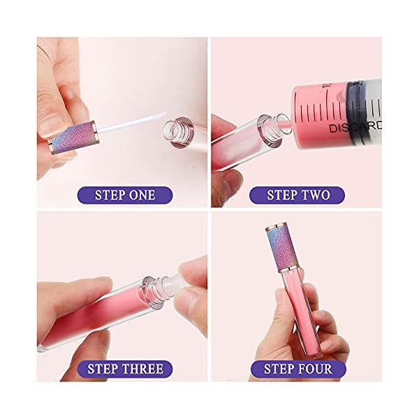 20-Pack-Diamond-Lip-Gloss-Tubes-with-Wand-5ml-Empty-Rhinestone-Lip-Gloss-Containers-Cute-Lipgloss-Bottles-Crystal-Lip-Gloss-Supplies-Kit-2pcs-Syringes-5pcs-Mylar-Bags-Labels-for-DIY-Lip-Gloss-Base AMORIX 20 Pack Diamond Lip Gloss Tubes with Wand 5ml Empty Rhinestone Cute Lipgloss Bottles/Containers Crystal Lip Gloss Supplies Kit + 2pcs Syringes + Labels for DIY Lip Gloss Base