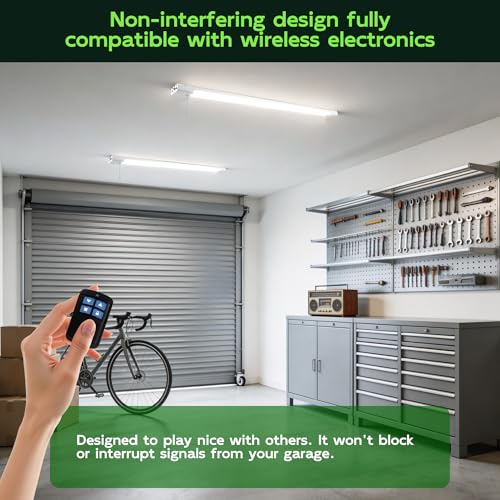 Image of Hlite LED Shop Lights 4FT with Reflector,5500LM,3 Power Level&3CCT,2 Pack | Shop Light 4000K /5000K /6500K Tunable,5W /34W /42W Switchable,Linkable Utility Shop Light for Workshop,Garage,Basement,Warehouse