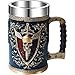 Tazza teschio guerriero vichingo Tazze teschio in acciaio inossidabile Boccale da birra Boccale da caffè