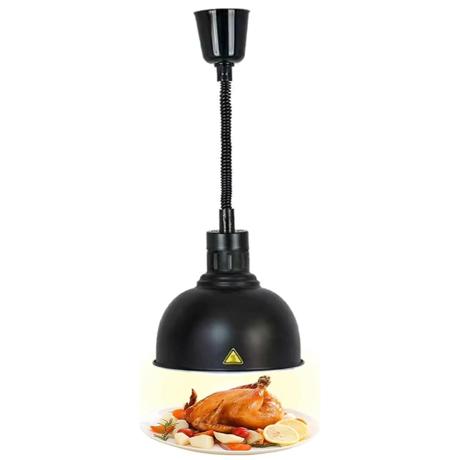 Lámpara calentadora de Alimentos Comercial, lámpara Colgante retráctil para Calentar Buffet, Equipo de Cocina Comercial para hoteles, Suministros para restaurantes (Color : E, Size : 1pcs)