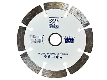 Zebra Premium Tools Z-MD01 Speed Diamond Cutting Wheel 4 Inch/110MM 15000RPM For Cutting Marble Tiles Concrete (1)