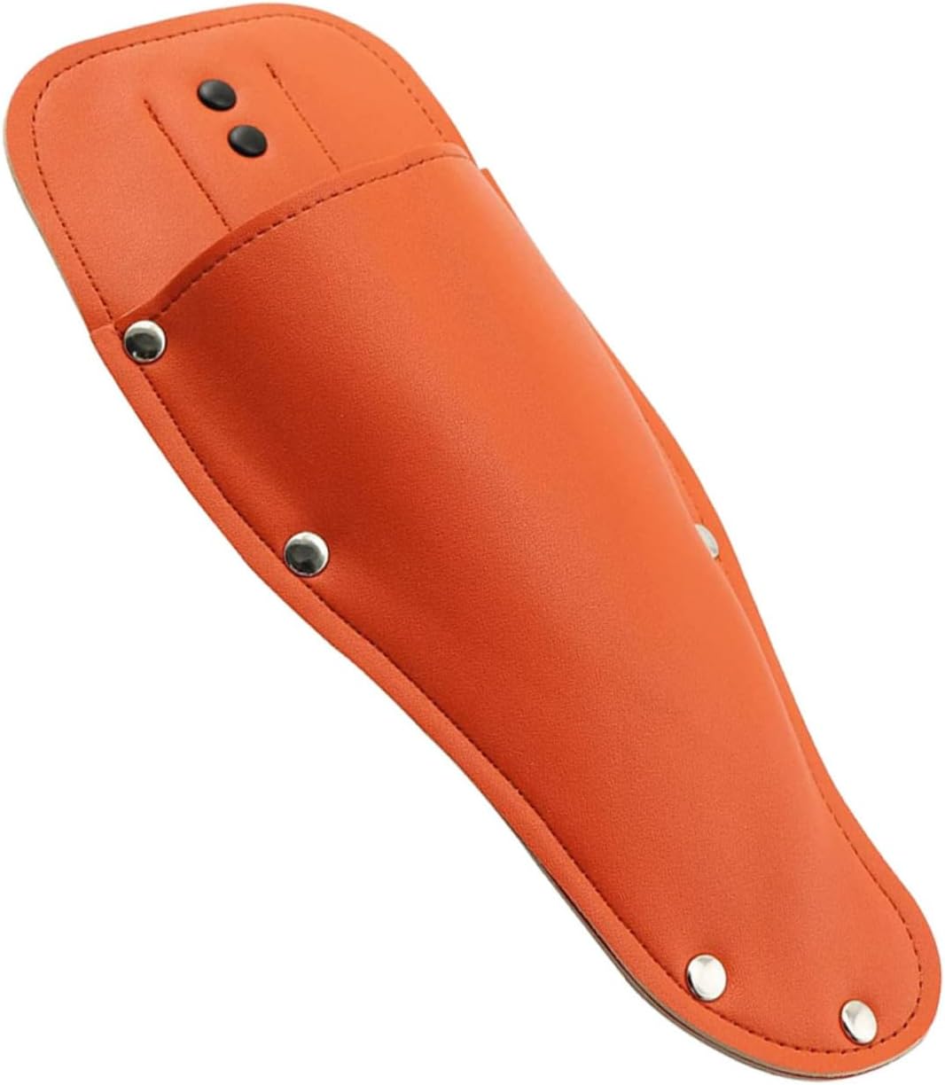 Kisangel Leather Pruner Cover for Garden Scissors Pruning Shear Case Clip Sturdy Protective Sheath for Pruning Tools Suitable for Gardening and Landscaping