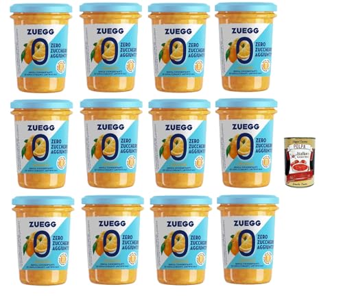 Confiture orange sans sucre Zuegg et pulpe de tomate Italian Gourmet lot economique