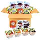 60 Barquettes LE BERGER DES FRUITS/NUT/LUNE DE MIEL | Assortiment de 12 Miel + 24 Pâtes à ...