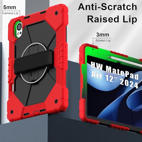 Funda Huawei MatePad 12X resistente de silicona con estética deportiva 5