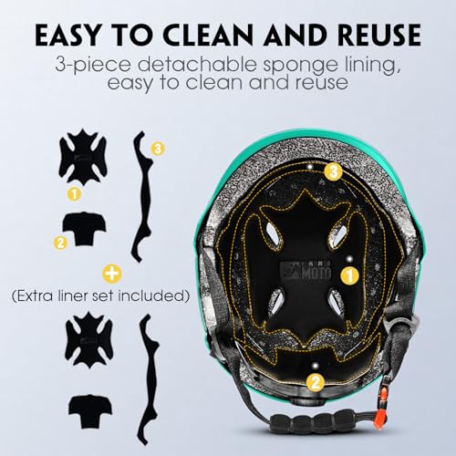 Image of Adults & Kids Bike Helmets for Men & Women - Kids Helmet for Boys & Girls, Bicycle Adults Helmets - for Skateboard, Scooter, Cycling, Adjustable Helmets for Toddlers