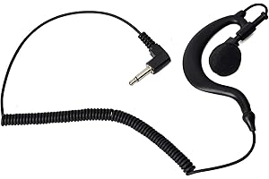 G Shape Soft Ear Hook Earpiece Headset for Radio