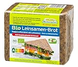 Mestemacher Bio Leinsamen Brot, 1er Pack (1 x 500 g)