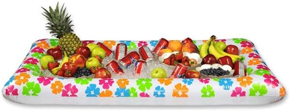Inflatable Cooler - Drink Containers for Parties, Beverage Cooler, Luau Party Decorations, Hawaiian Party Decorations: Luau