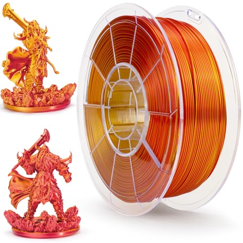 Filament ZIRO PLA Czerwony Trójkolorowy Jedwabny (RED TRIPLE SILK)