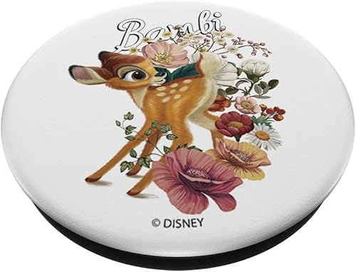 Miniatura 2 de Disney PopSockets de retrato floral de Bambi PopGrip intercambiable