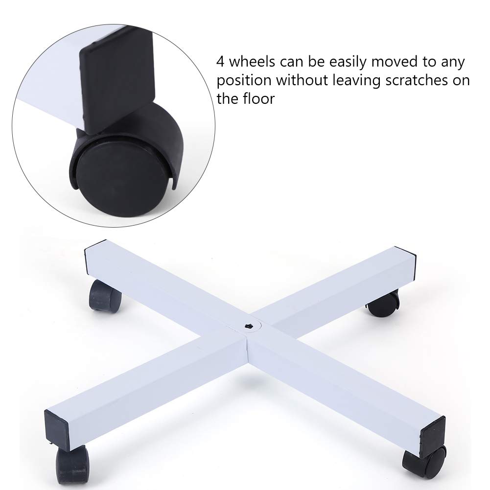 Magnifying Floor Lamp, 5X Glass Lens LED Magnifier Facial Light Rolling