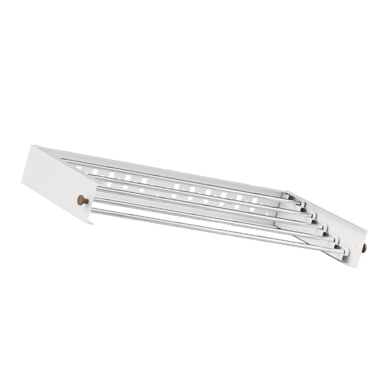 ZEPFJHE Discreet Folding Laundry Drying Rack Built From Sturdy Stainless Steel Ideal for Compact Living Spaces Compact Laundry Hanger
