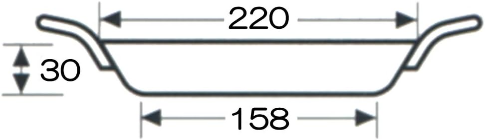 Iron Black Leather Pave Set Area Pot 22 cm