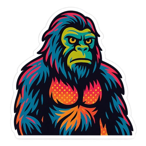 (3 Pack) Skunk Ape Popart Sticker (3' x 3')