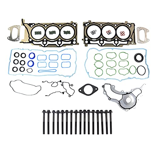 Image of Head Gasket Bolts Kit HS26541PT ES72467 Replacement for 2011-2016 Chrysler Jeep Dodge Ram 3.6L Pentastar
