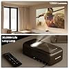 ZEBRONICS PIXAPLAY PRO 500, Ultra Short Throw, Smart Projector, 12500 Lumens, 90 Inch Screen Size, Electronic Focus, Android, Air Mouse, Built-in Speaker, Bluetooth, HDMI, WiFi, 1080p, Miracast