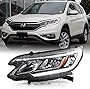 ACANII - For 2015-2016 Honda CRV EX EX-L SE Halogen Type w/LED DRL Headlight Headlamp Assembly Replacement Driver Side