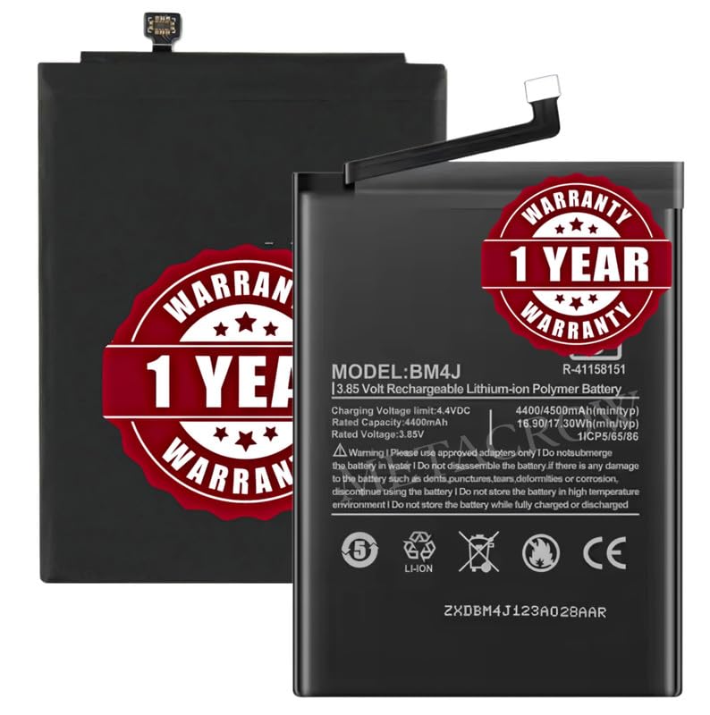 Image of Original BM4J Battery Compatible for Xiaomi Redmi Note 8 Pro - (4500mAh) - 1 Year Warranty BC45