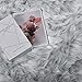 Goolela Grey Fluffy Fuzzy Furry Rug 2x3 Gray Faux Sheepskin Fur Rug for Bedroom Living Room Dorm Small Soft Bedside Carpet Plush Washable Rectangle