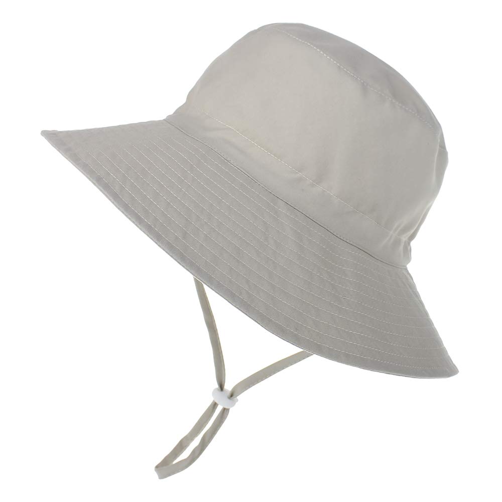 DRESHOW Unisexo Bebé Niña Niño Sombrero de Sol Verano Algodón Ajustable Pescador Gorra Protección de Sol Anti UV Para Exteriores/Natación/Playa/Piscina UPF 50+