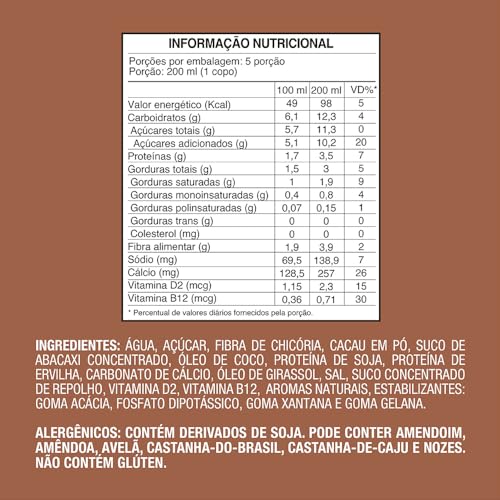 Notco Bebida Vegetal Notco Notmilk Chocolate 1L