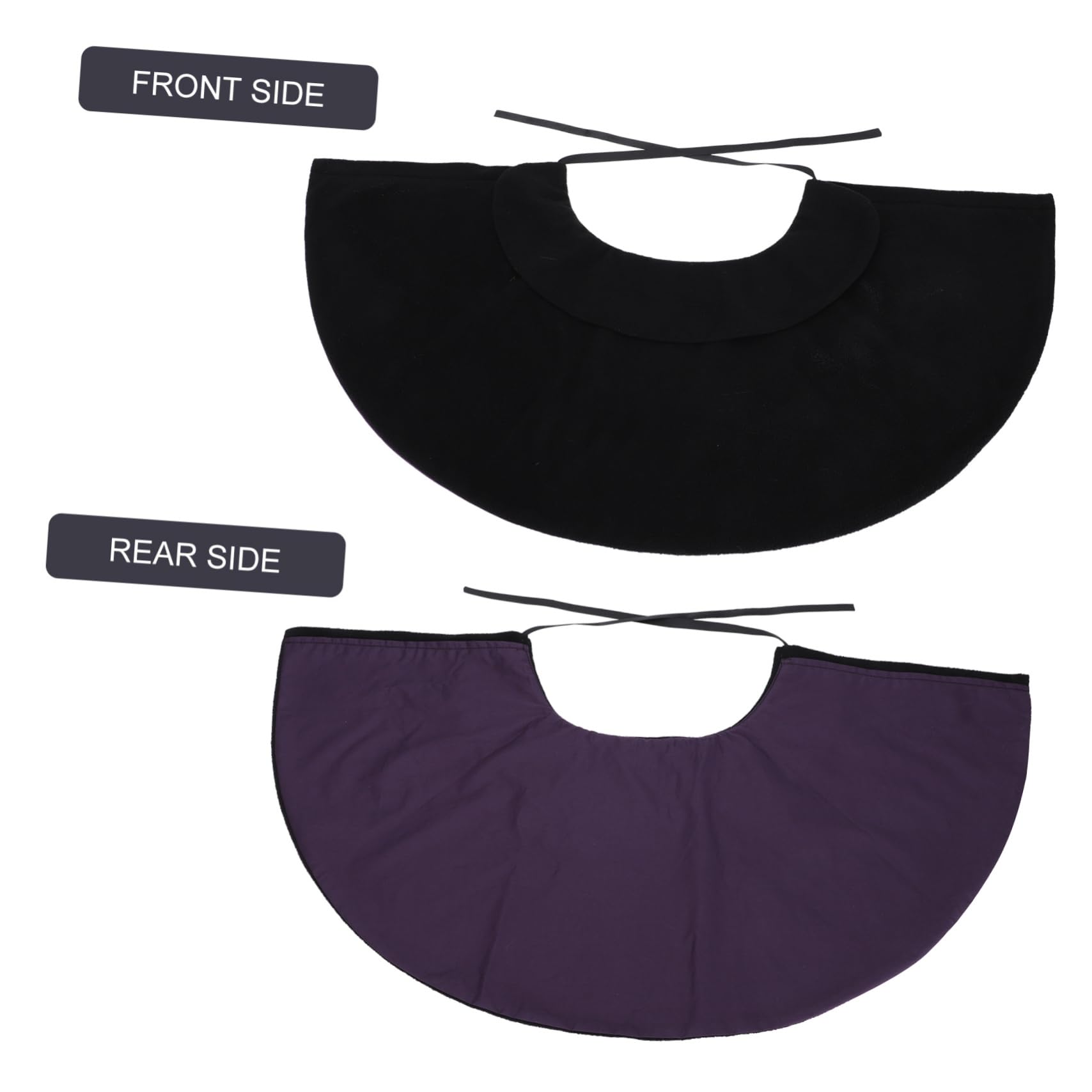 Sosoport 2pezzi Cloak Per Animali Domestici Nero Costume Da Strega Per Halloween Accessorio Decorativo Per Cani e Gatti Per Feste e Servizi Fotografici