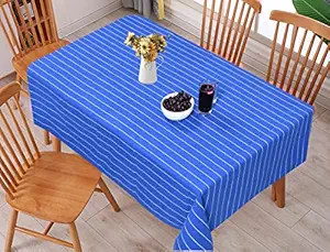 CRAZYWEAVES Cotton Durable Machine Washable Rectangular Dining Table Cloth for Dinning Table (62