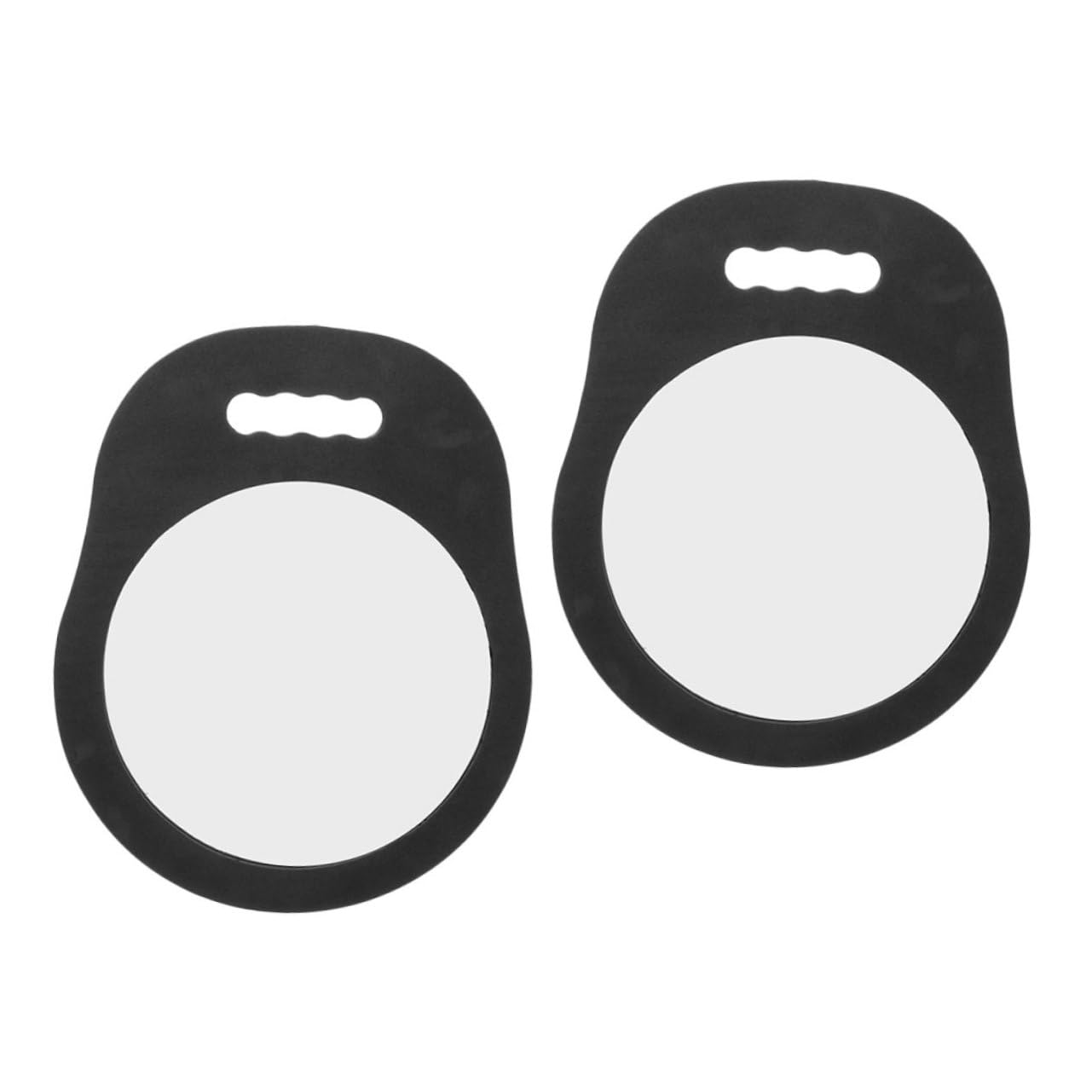 Miroir de coiffure à main Healeved grand format rond et carré